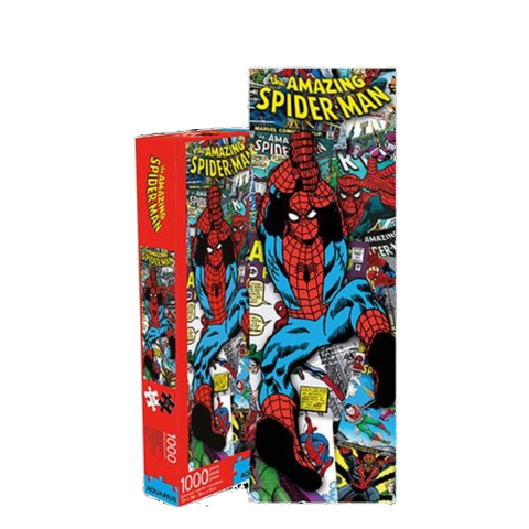 Spider-Man Comic Collage Slim 1000-Piece Puzzle