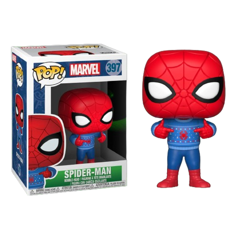 Funko POP! (397) Marvel Holiday Spider-Man Ugly Sweater