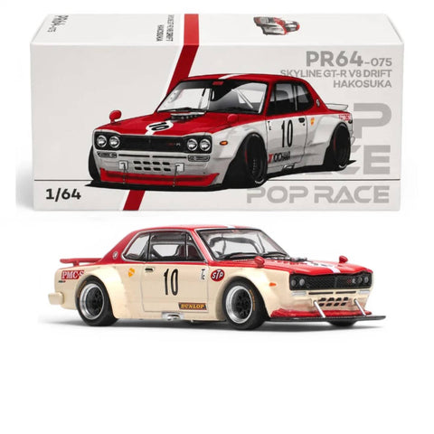 POP Race 1/64 PR64-075 GT-R V8 Drift Hakosuka