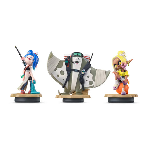 Amiibo Splatoon Raiders - Big Man, Frye, Shiver