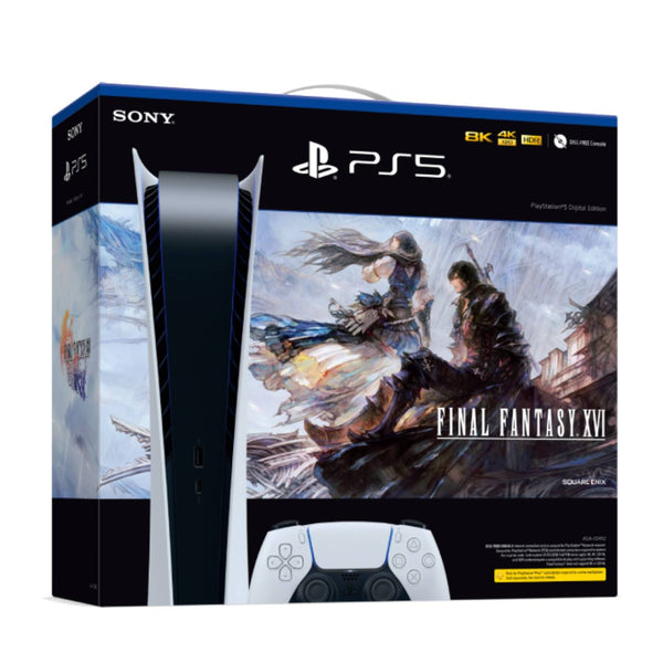 PS5 Digital Version Console Final Fantasy XVI Bundle (1 year Local Sony warranty)