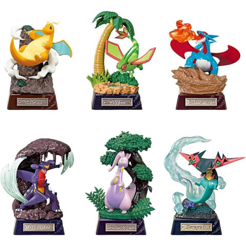 Re-Ment Pokemon Pocket Statue Dragon Type (Set of 6)