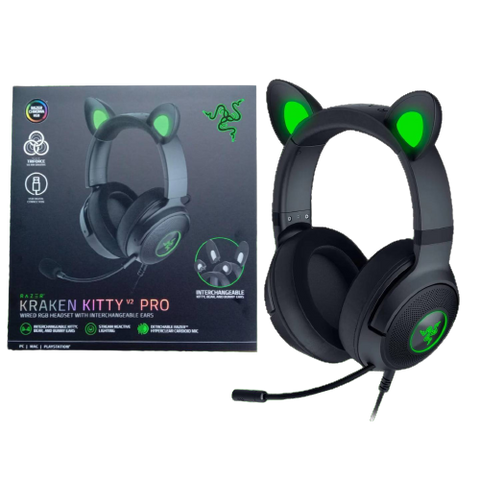 Razer Kraken Kitty V2 Pro RGB Gaming Headset Black