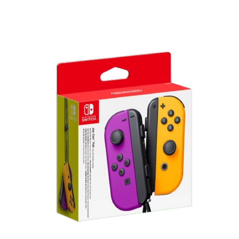 Nintendo Switch Joycon Controller - Neon Purple/Orange Local