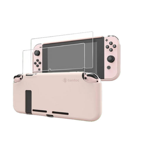 Nintendo Switch Tomtoc Silicone Case (Pink)