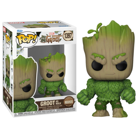 Funko POP! (1397) We Are Groot as Hulk