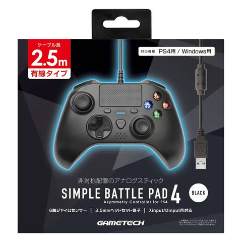 PS4/ Window Gametech Simple Battle Pad 4 - Black