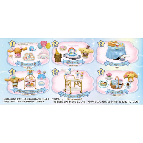 Re-Ment Cinnamoroll Party (Set of 6)