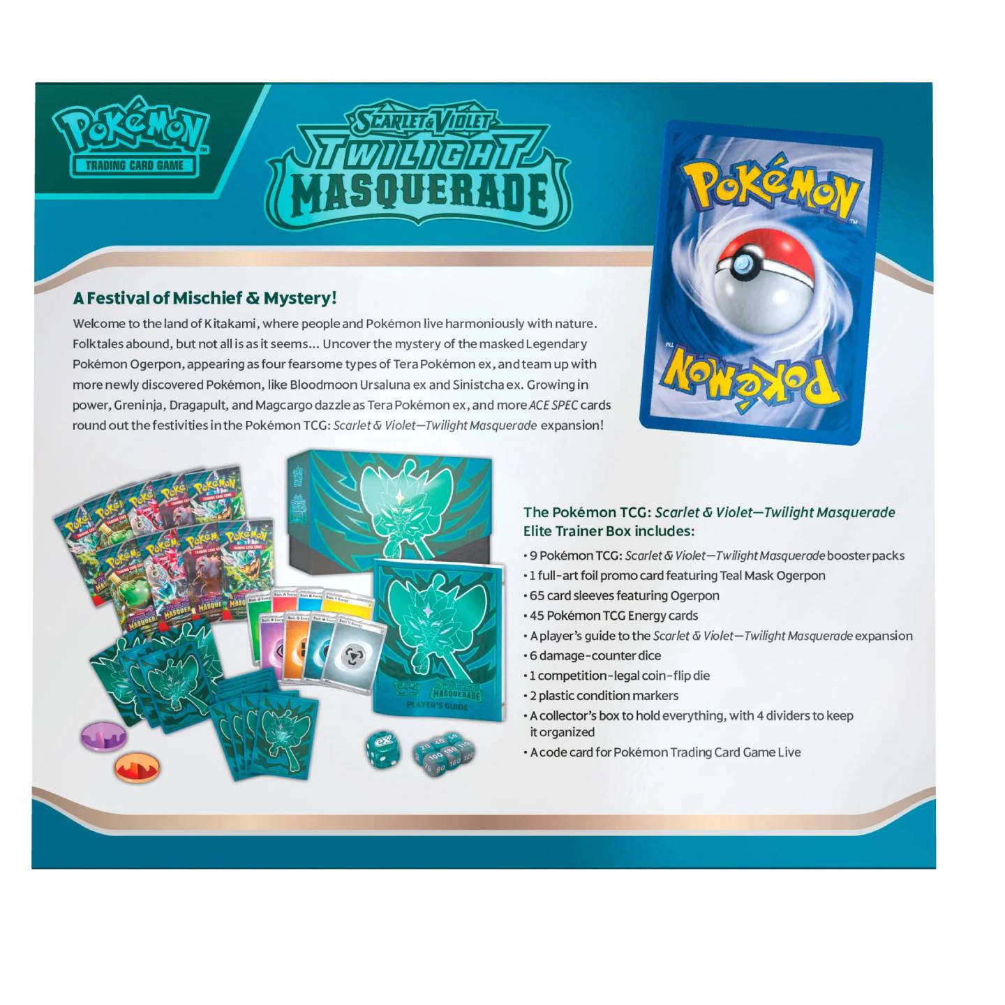 Pokemon SV6 Twilight Masquerade Elite Trainer Box | PLAYe Pokemon SV6 Twilight Masquerade Elite Trainer Box | PLAYe