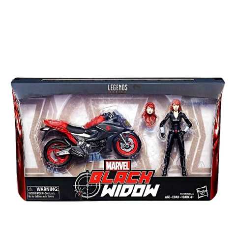 Marvel Legends Series Black Widow and Bike
