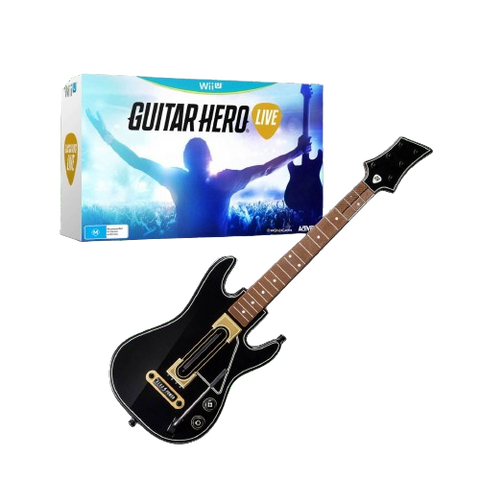WII U Guitar Hero Live Bundle