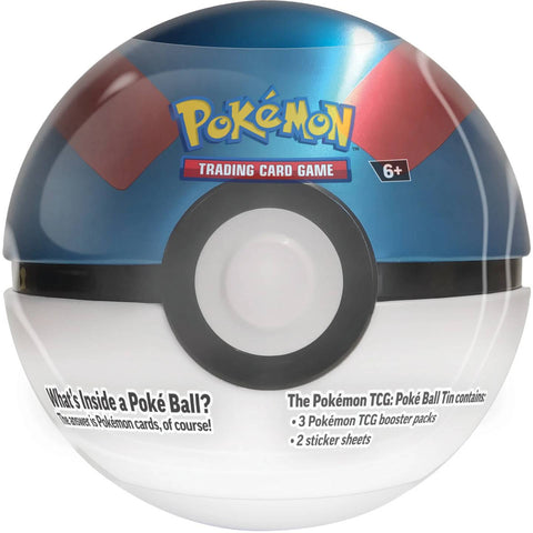 Pokemon TCG Poke Ball Tin - Blue/Red (210-41331)