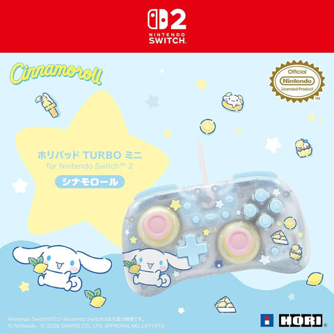 Nintendo Switch 2 Hori Horipad Turbo Mini - Cinnamoroll