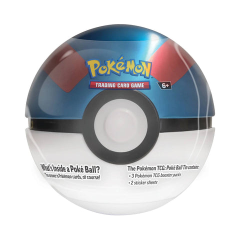 Pokemon TCG Poke Ball Tin - Blue/Red (210-41331)