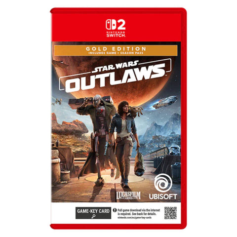 Nintendo Switch 2 Star Wars Outlaws Gold Edition (Asia) Game Key-Card