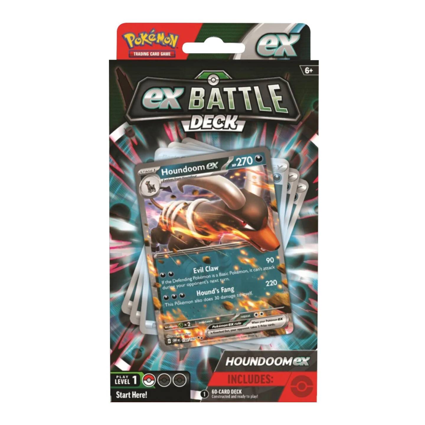 pokemon card houndoom ex | Dex 21/162 / Ultra Rare Card Type / HP / Stage Houndoom ex 134/197 Double Rare
