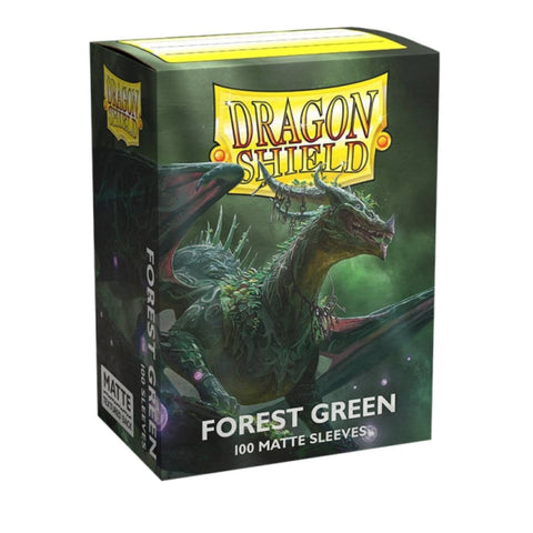 Dragon Shield 100 Standard Size Matte Forest Green