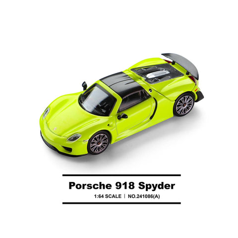 Trends Hobby 1:64 Porsche 918 Spyder Lime Green