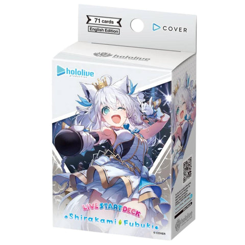Hololive Card Start Deck HSD14E Shirakami Fubuki (ENG)