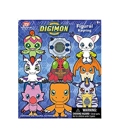 Digimon 3-D Figural Key Chain blind bag