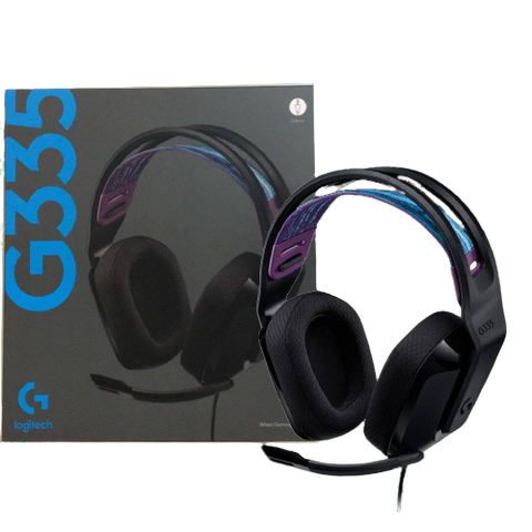 Logitech G335 Wired Gaming Headset - Black (BL2YRS)