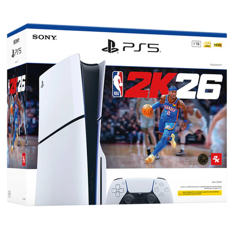 PS5 Slim Disc Version Console NBA 2K26 Bundle
