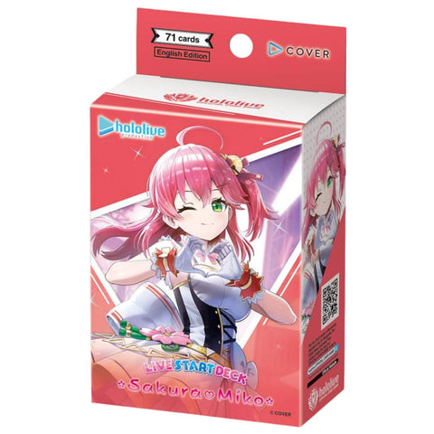 Hololive Card Start Deck HSD16E Sakura Miko (ENG)
