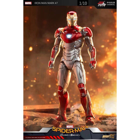 ZD Toys Spider-Man Homecoming 7' Iron Man Mark XLVII