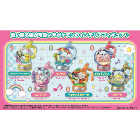 Re-Ment Pokemon Pop Melody (Set of 6)