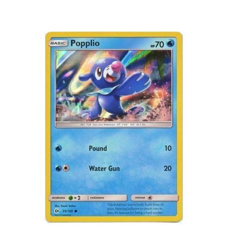 Pokemon Popplio Promo Card
