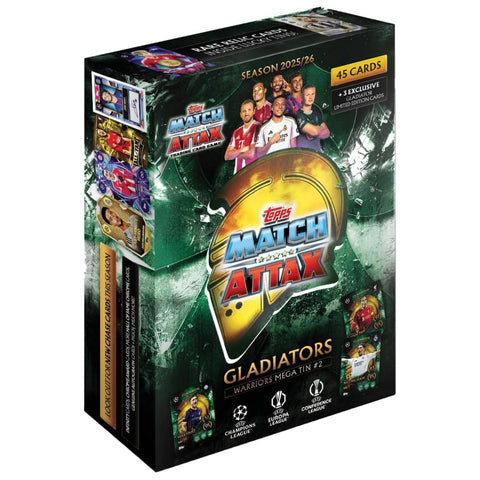 Topps Match Attax UCLMA 2025/26 Mega Tin 2 Warriors
