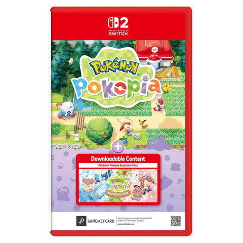 Nintendo Switch 2 Pokemon Pokopia + Expansion Pass (Asia) Game Key-card