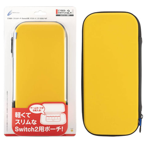 Nintendo Switch 2 Cyber Gadget Slim Pouch - Yellow