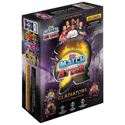 Topps Match Attax UCLMA 2025/26 Mega Tin 4 Battlers
