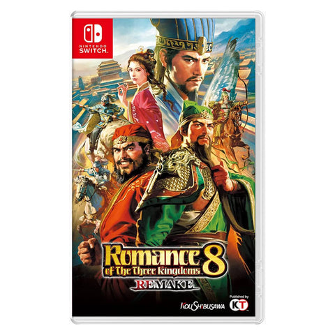 Nintendo Switch Romance of The Three Kingdoms 8 Remake  (Asia) English