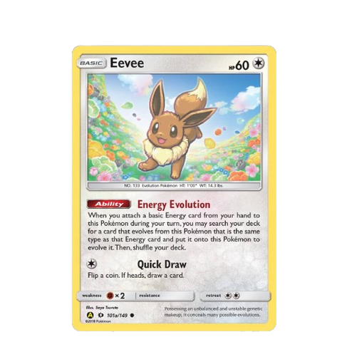 Pokemon Eevee Promo Card