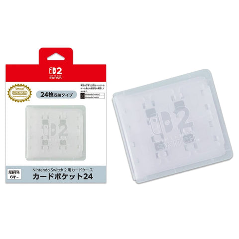 Nintendo Switch 2 Maxgames Card Pocket 24 - White