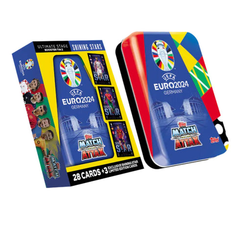 Topps UEFA EURO 2024 Booster Tin 2 Shinning Stars