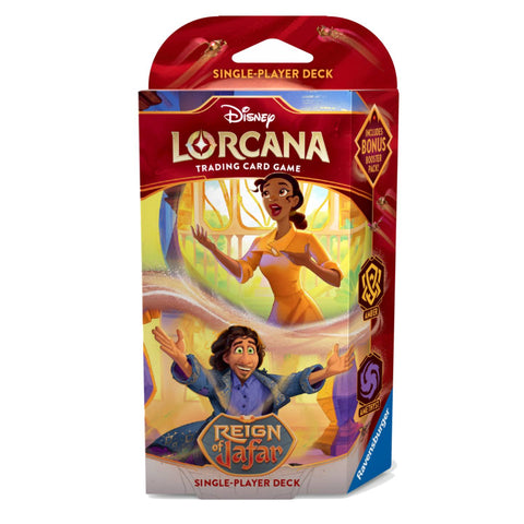 Disney Lorcana Set 8 Reign of Jafar Deck Tiana & Bruno