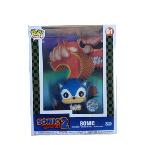 Funko POP! (01) Game Covers Sonic Hedgehog 2 - Sonic