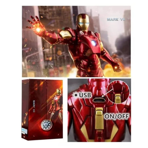 ZD Toys Iron Man 7'' Avengers Mark VII Lighting Version