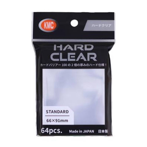 KMC Card Hard Clear 64PC Standard 66x91MM