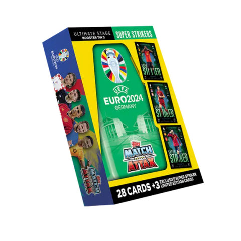 Topps UEFA EURO 2024 Booster Tin 3 Super Strikers