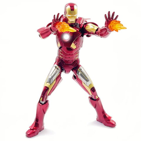 ZD Toys Iron Man 7'' Avengers Mark VII Lighting Version