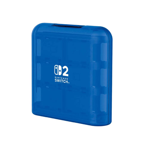 Nintendo Switch 2 Hori Game Card Case 24 - Clear Blue