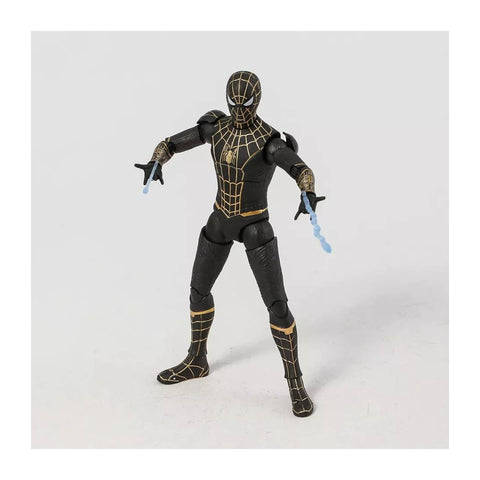 ZD Toys Spiderman 7' No Way Home Black Gold Suit