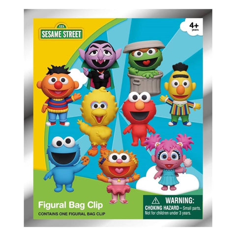 Sesame Street 3D Foam Bag Clip Blind Bag