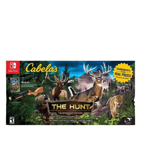 Nintendo Switch Cabela's The Hunt [Championship Edition] w Bullseye Pro peripheral