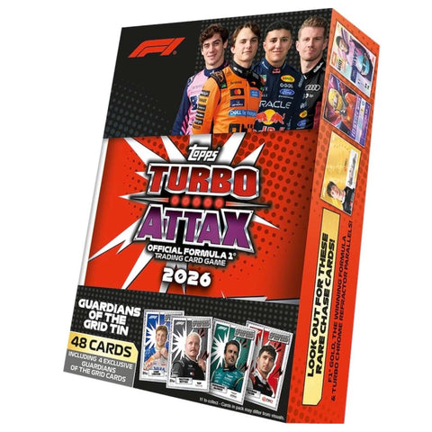 Topps Turbo Attax 2026 Mega Tin - Guardians of the Grid
