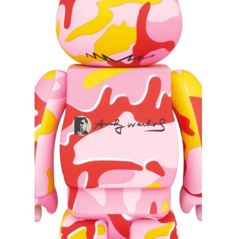 Bearbrick Andy Warhol Pink Camo Ver.